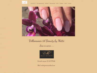beautybymette.dk snapshot
