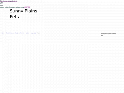 sunnyplainspets.com snapshot