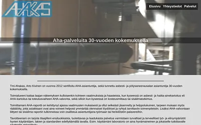 ahakas.fi snapshot