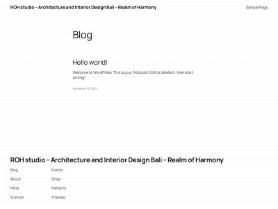 rohstudio.nl snapshot