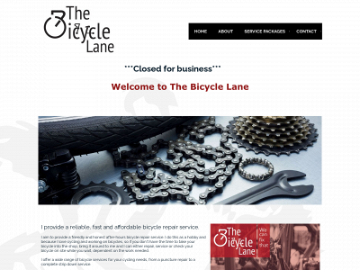 thebicyclelane.co.uk snapshot