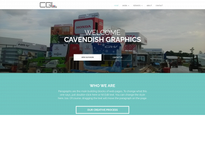 cavendishgraphics.co.uk snapshot