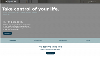theseparationclub.ca snapshot