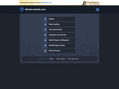 nilofershahid.com snapshot