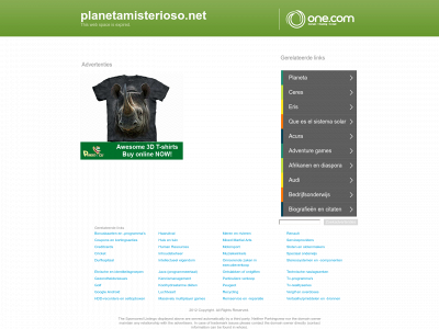 planetamisterioso.net snapshot
