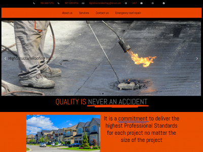 highstructureroofing.com snapshot