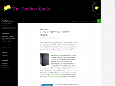 thefashioncents.com snapshot