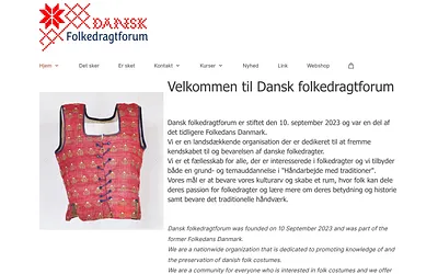 danskfolkedragtforum.dk snapshot