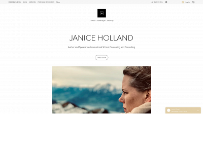 janiceholland.com snapshot