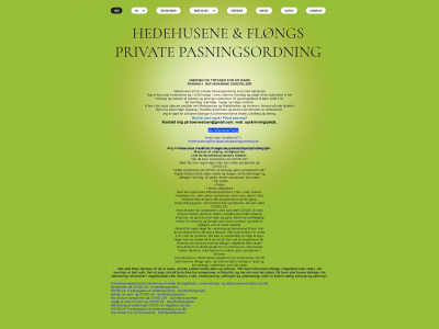 hedehuseneogfloengsprivatepasningsordning.dk snapshot