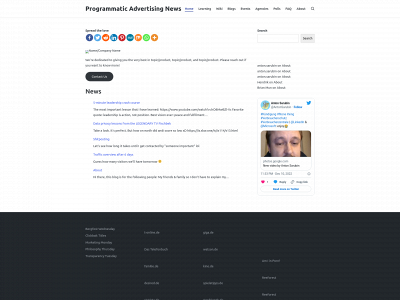 programmaticadvertisingnews.com snapshot