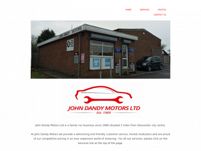johndandymotorsltd.com snapshot