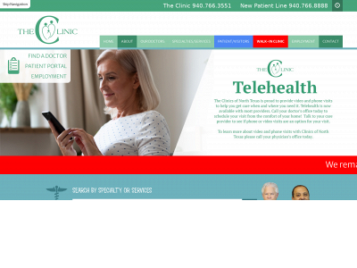 clinicsofnorthtexas.com snapshot
