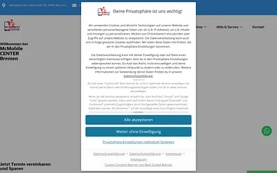 mc-mobilecenter.de snapshot