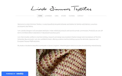 www.lindasimmonstextiles.com snapshot