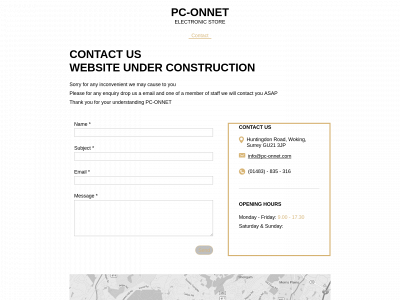 pc-onnet.com snapshot