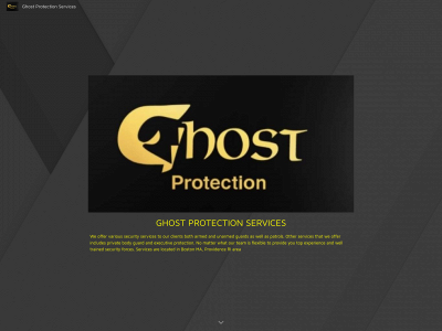 ghostprotectionservices.com snapshot