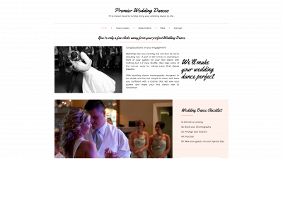 premierweddingdances.co.uk snapshot