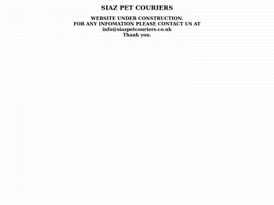 siazpetcouriers.co.uk snapshot