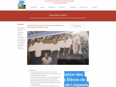 association-aeal.com snapshot