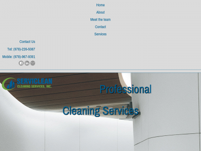 servicleancleaning.com snapshot