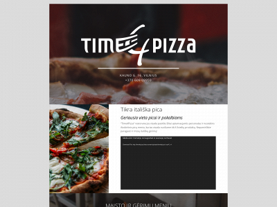 time4pizza.lt snapshot
