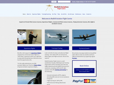 redhillaviation.co.uk snapshot
