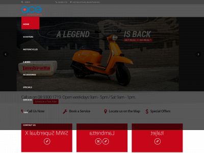 acescooters.com.au snapshot