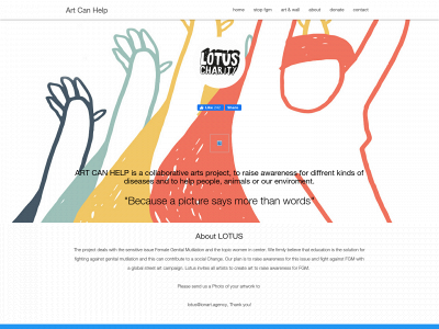 artcanhelp.com snapshot
