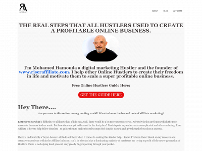riseraffiliate.com snapshot