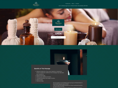 malikathaihealthspa.co.uk snapshot