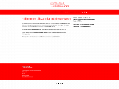 svenskatraningsprogram.se snapshot