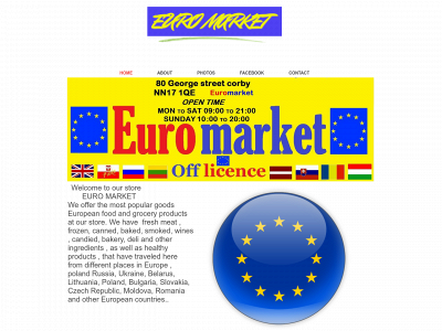 euromarket-corby.co.uk snapshot