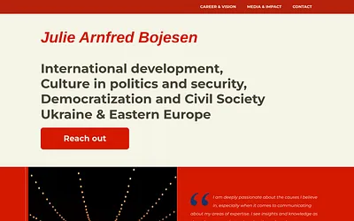 juliearnfredbojesen.com snapshot