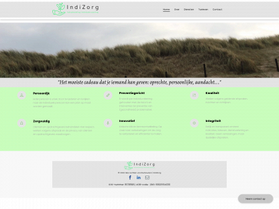 indizorg.nl snapshot