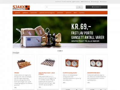 sjakkspesialisten.no snapshot