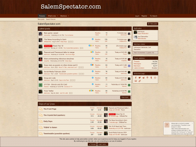salemspectator.com snapshot