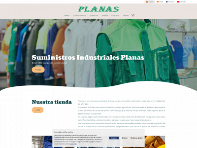 suministrosindustrialesplanas.com snapshot
