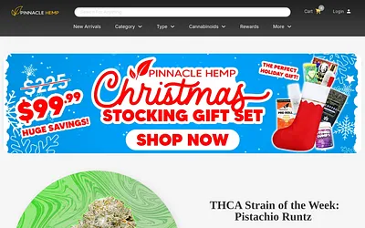 pinnaclehemp.com snapshot