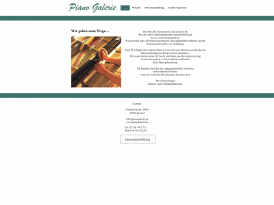 pianogalerie.de snapshot