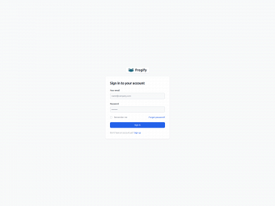 frogify.nl snapshot
