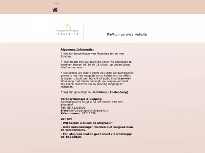 parapsychologiearts.nl snapshot