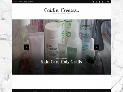 caitlincreatesbeauty.com snapshot
