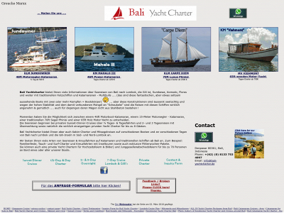 bali-yachtcharter.de snapshot