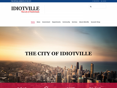 cityofidiotville.com snapshot
