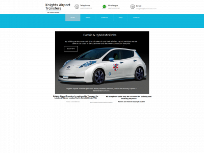 knightsminicabs.co.uk snapshot