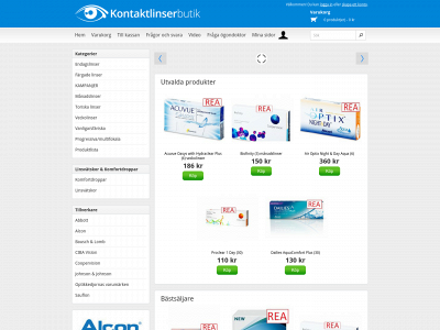 kontaktlinserbutik.se snapshot