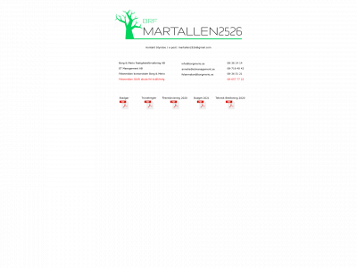 brfmartallen2526.se snapshot