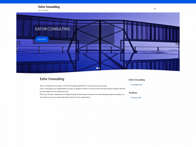 exforconsulting.se snapshot