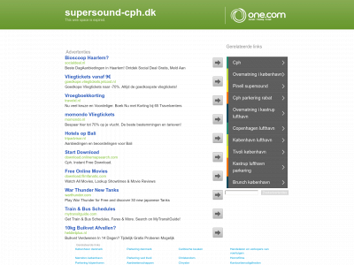 supersound-cph.dk snapshot